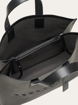 Tote Bag with Signature Logo (M) in Grey Handbags FERRAGAMO - LOLAMIR