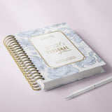 Dreamy Peonies | Daily Spiral Planner |  Custom Start Month |Blue