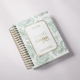 Dreamy Peonies | Daily Spiral Planner |  Custom Start Month |Green