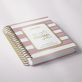 City Stripes | Weekly Spiral Planner |  Custom Start Month |Pink