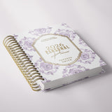 Floral Damask | Weekly Spiral Planner |  Custom Start Month |Violet