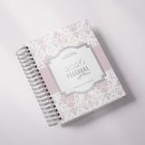 Classic Damask | Weekly Spiral Planner |  Custom Start Month |Pink