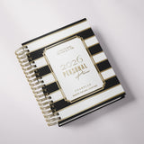City Stripes | Weekly Spiral Planner |  Custom Start Month |Black