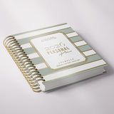 City Stripes | Weekly Spiral Planner |  Custom Start Month |Green