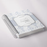 Classic Damask | Weekly Spiral Planner |  Custom Start Month |Blue