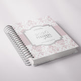 Classic Damask | Weekly Spiral Planner |  Custom Start Month |Pink
