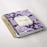 Dark Marigolds | Weekly Spiral Planner |  Custom Start Month |Violet