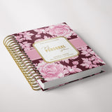 Dark Marigolds | Weekly Spiral Planner |  Custom Start Month |Pink