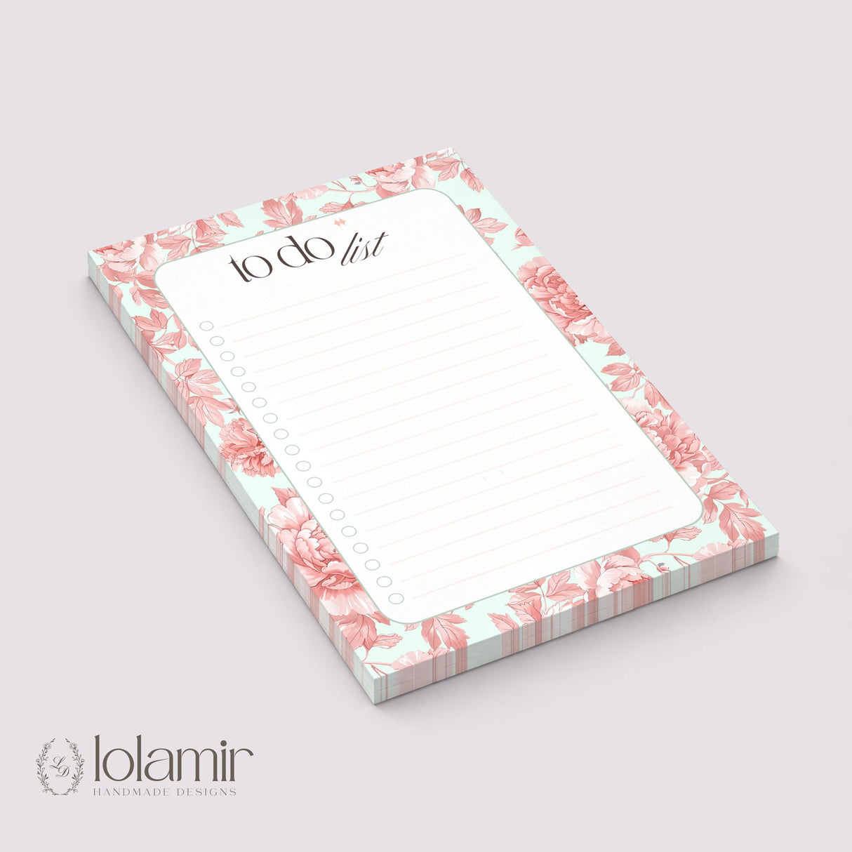 "To Do List" 5x7 Notepad - Peach - view 3