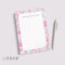 "My Notes" 5x7 Notepad - Dreamy Peonies - Pink
