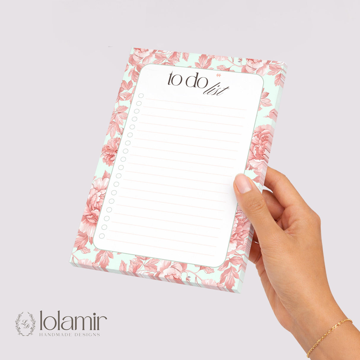"To Do List" 5x7 Notepad - Peach - view 5