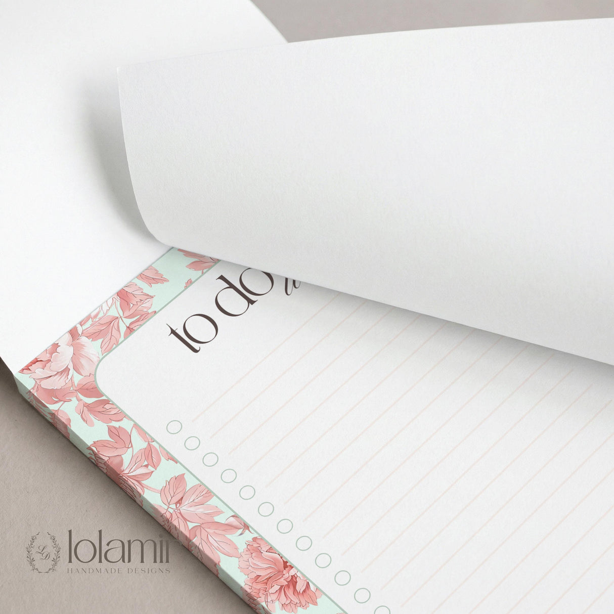 "To Do List" 5x7 Notepad - Peach - view 4
