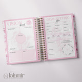 Dreamy Peonies Quarterly | Weekly Spiral Planner | Pink