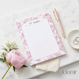 5x7 “My Notes” Notepad | 4 Color Choices | Luxury Desk Stationery Pad | Gift for Her