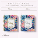 Daily Lesson Planner gold vs silver foil color comparison