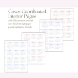 Custom Teacher Daily Lesson Planner | Wire Bound Academic Planner Companion | Personalized Undated Daily | Back to School Teacher Gift