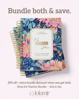 Teacher Planner 2026-2027 | Wild Dahlia