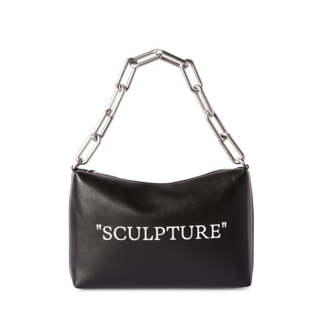 Block Pouch Quote in Black Handbags OFF-WHITE - LOLAMIR