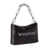 Block Pouch Quote in Black Handbags OFF-WHITE - LOLAMIR