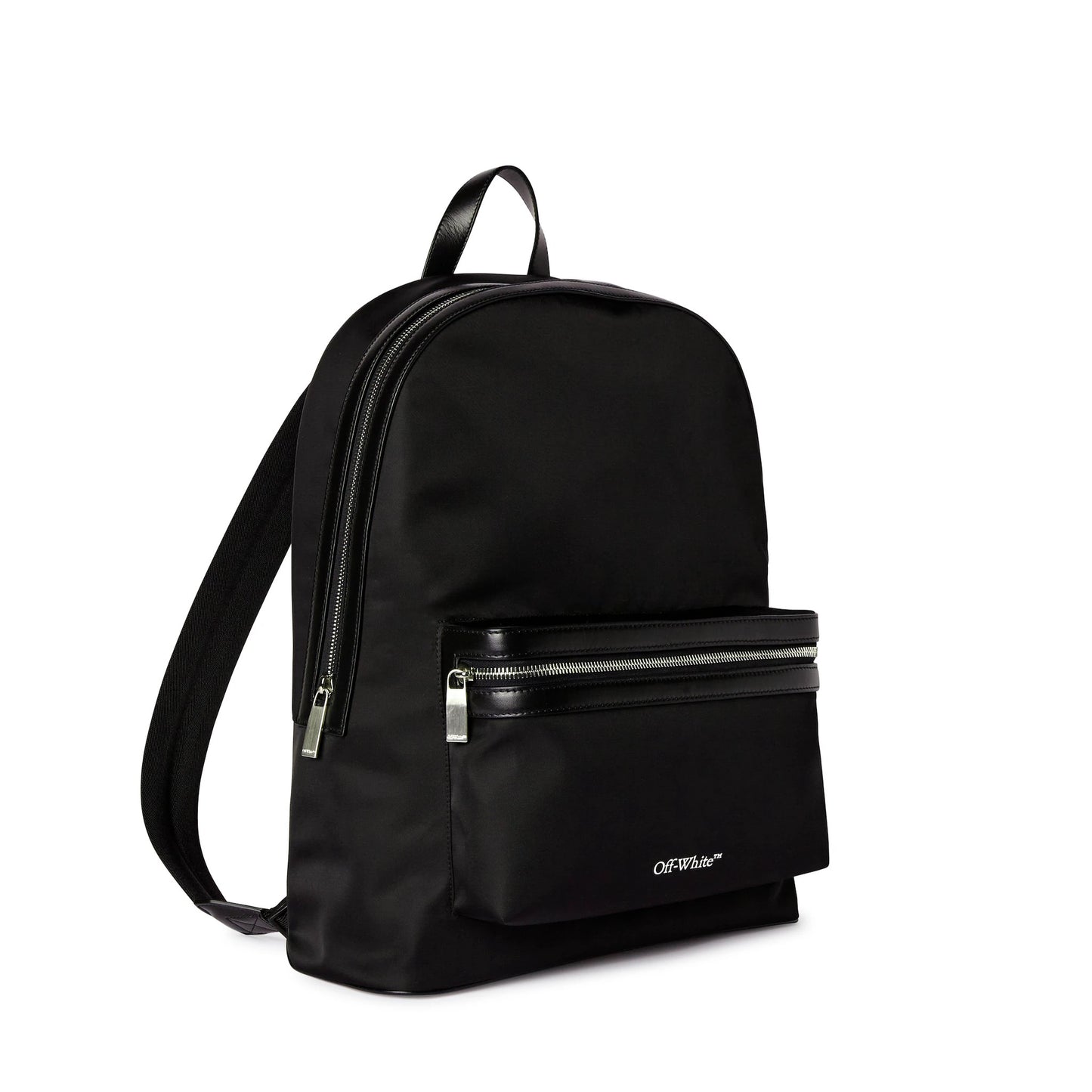Core Round Backpack Nylon in Black Handbags OFF WHITE - LOLAMIR