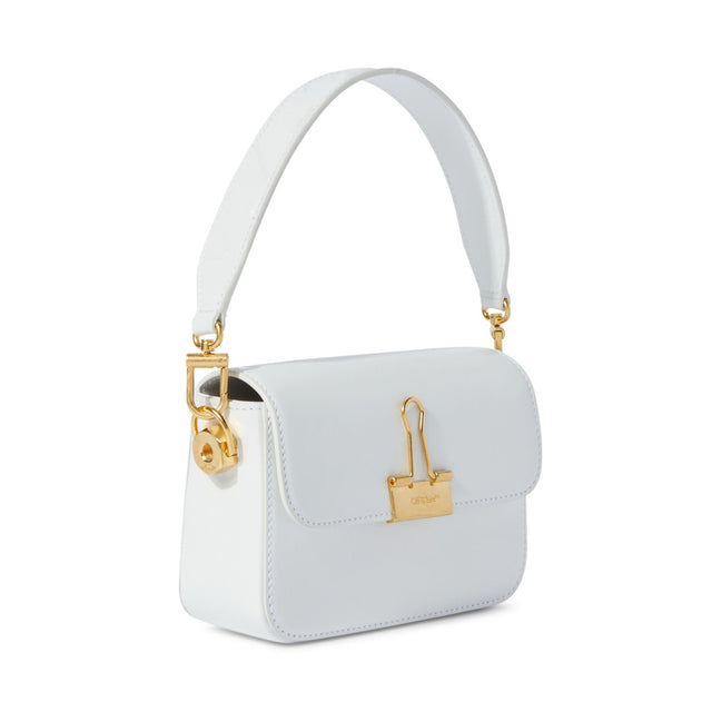 Plain Binder S Shoulder in White Handbags OFF-WHITE - LOLAMIR