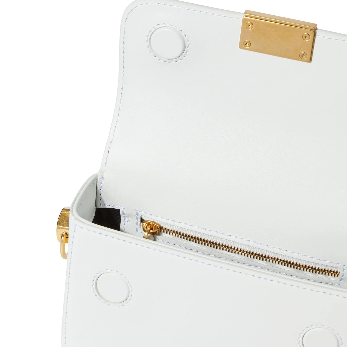 Plain Binder S Shoulder in White Handbags OFF WHITE - LOLAMIR