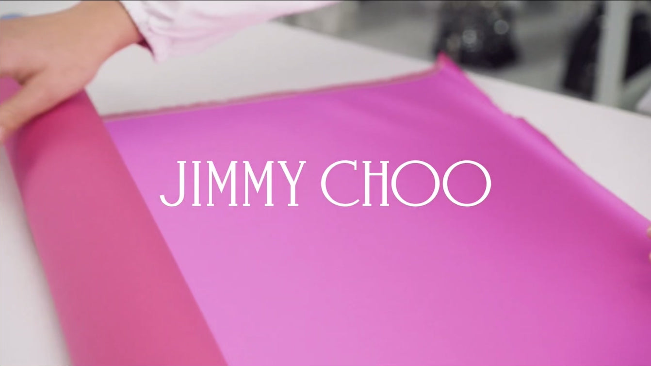 Load video: The making of a Bon Bon bag by Jimmy Choo