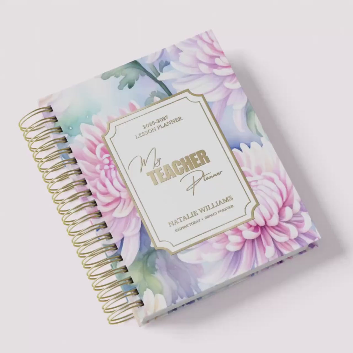 Teacher Planner 2026-2027 | Serene Blooms