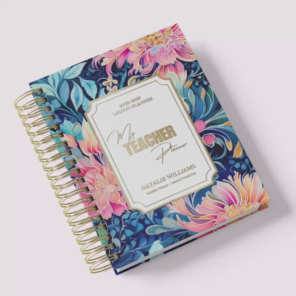 Teacher Planner 2026-2027 | Wild Dahlia