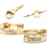 Cartier 2 Diamonds Love Bracelet 18K Yellow Gold with Diamonds