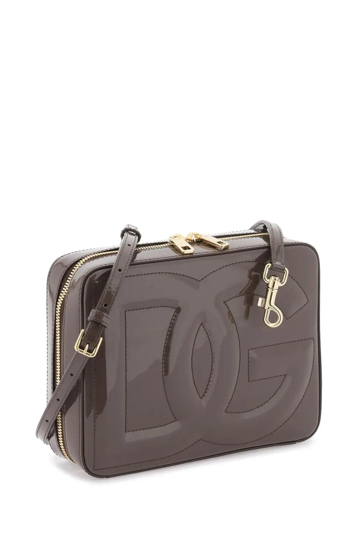 DG Logo Medium camera bag in Brown Handbags DOLCE & GABBANA - LOLAMIR