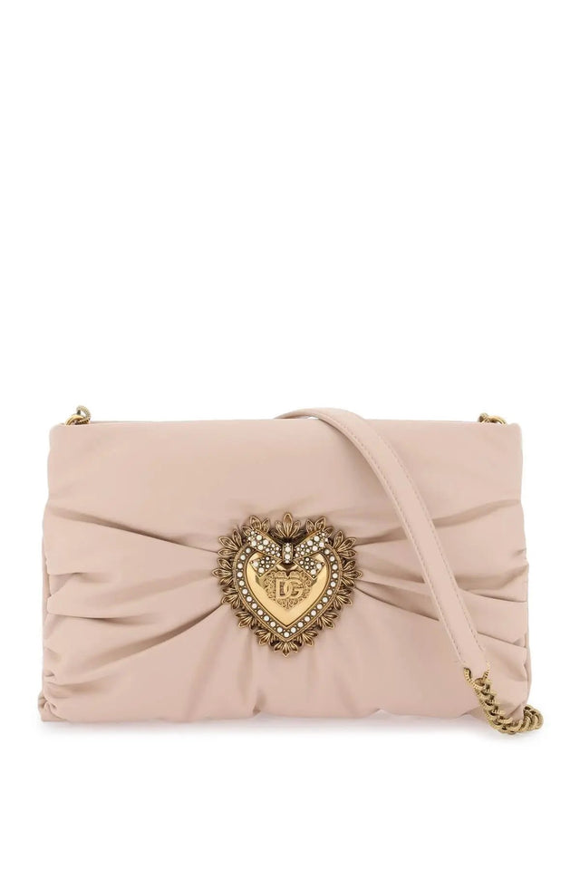 Devotion Soft Small Bag in Pale Pink Handbags DOLCE & GABBANA - LOLAMIR